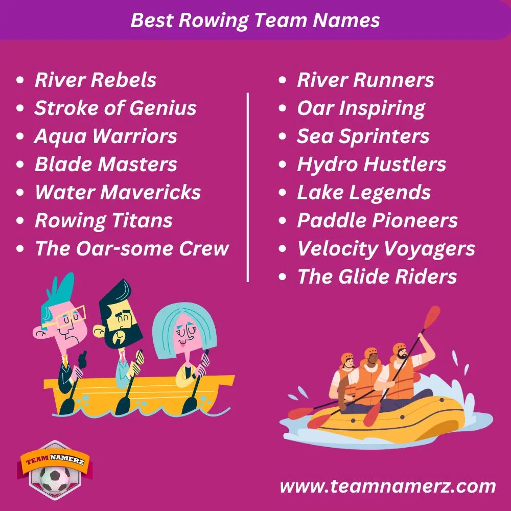Best Rowing Team Names