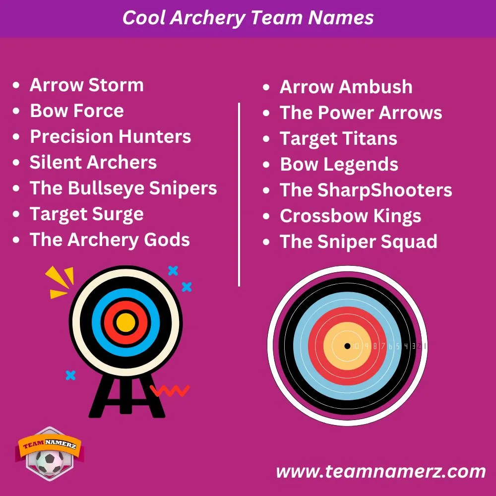 Cool Archery Team Names