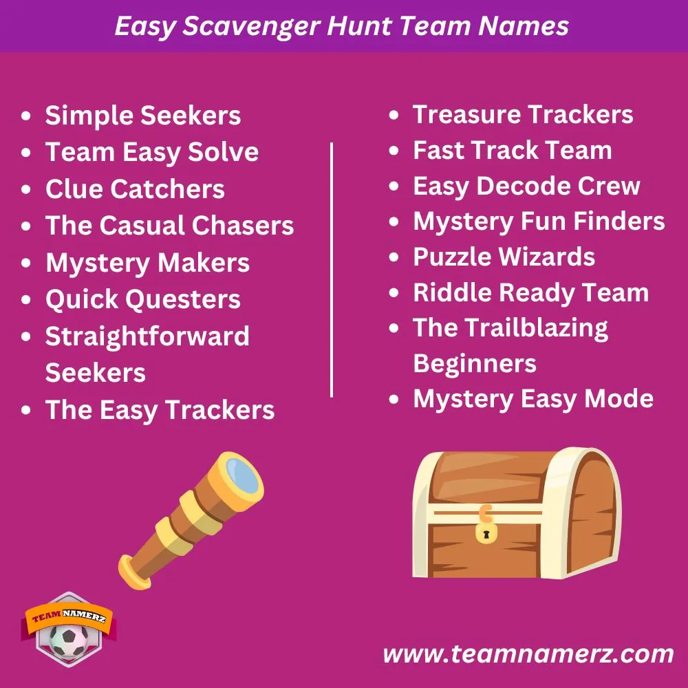 Easy Scavenger Hunt