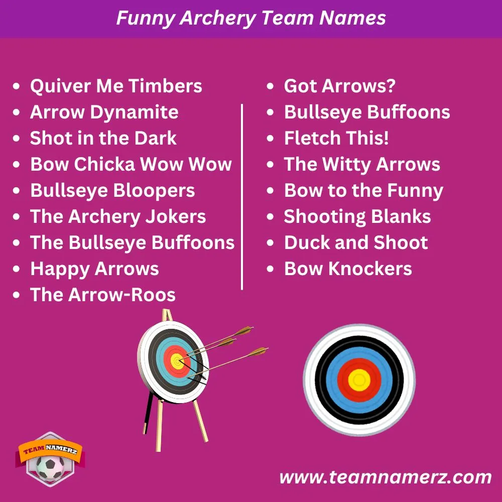 Funny Archery Team Names