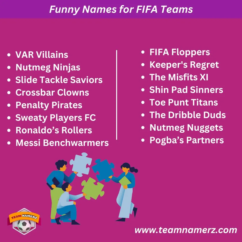 Funny Names for FIFA Teams