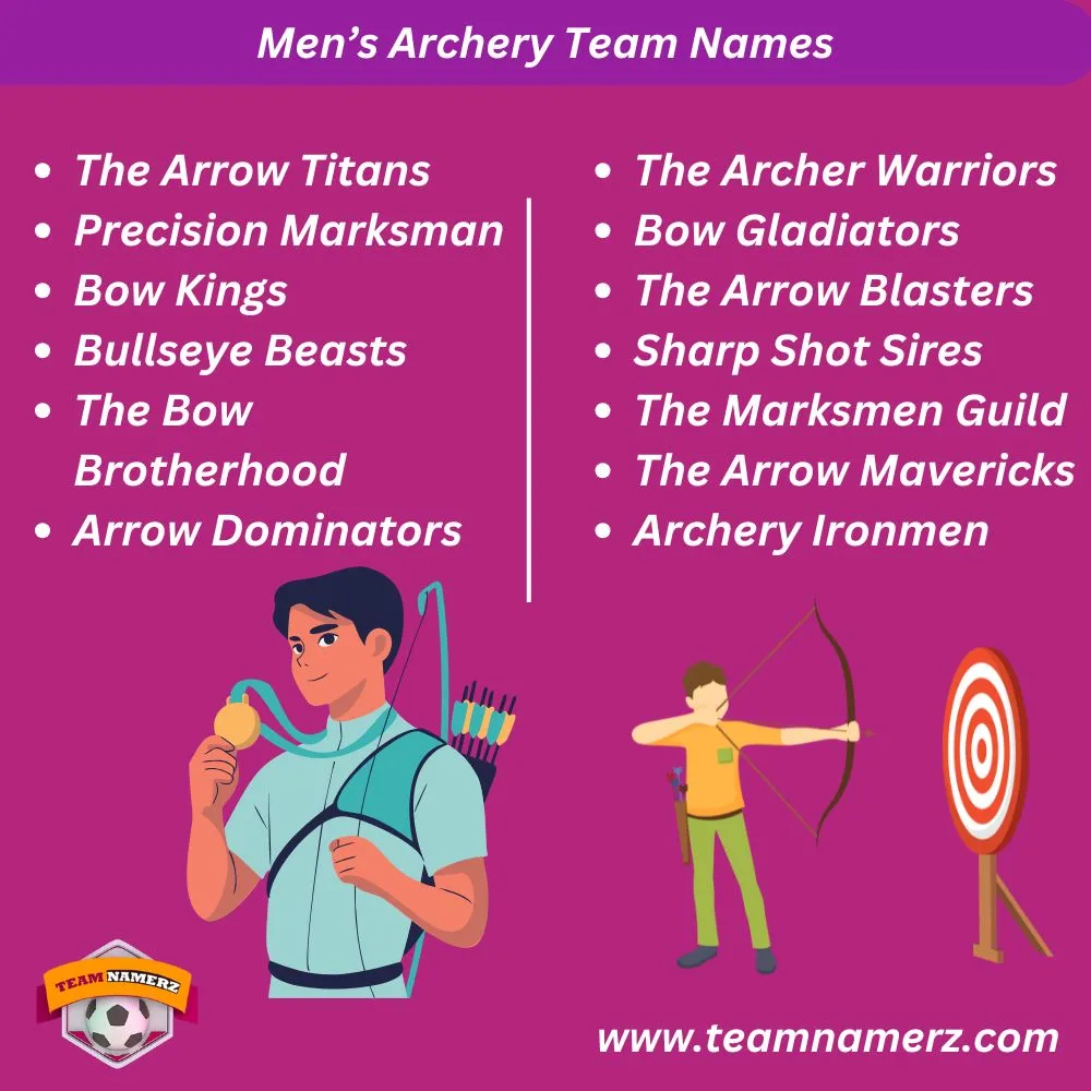 Mens Archery Team Names