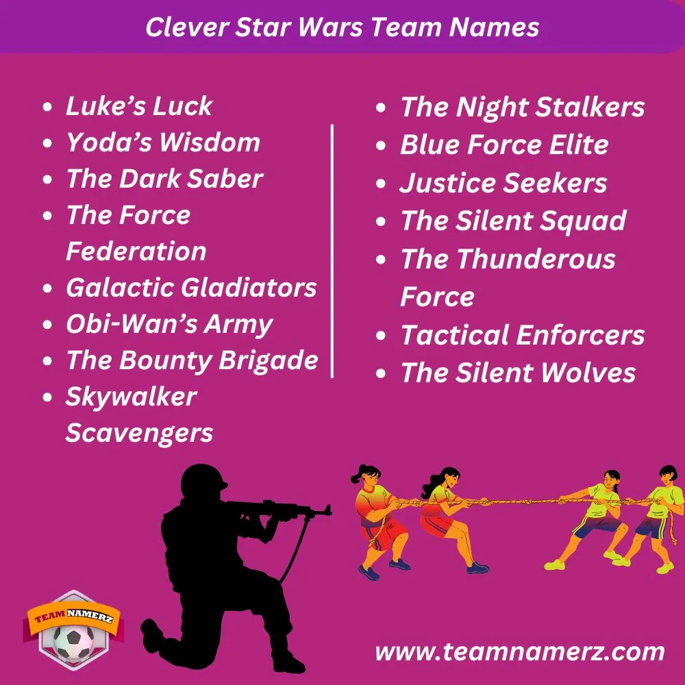 Clever Star Wars Team Names