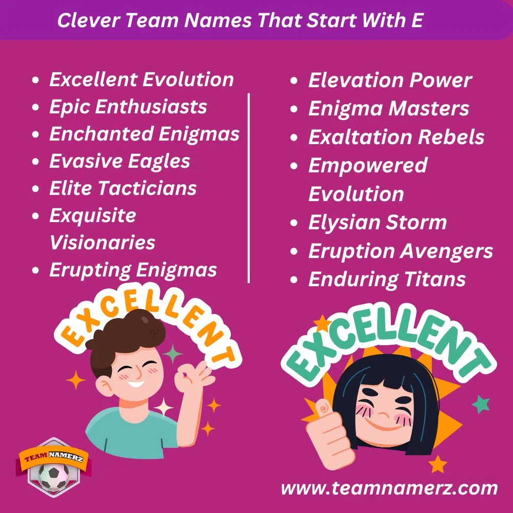 Clever Team Names