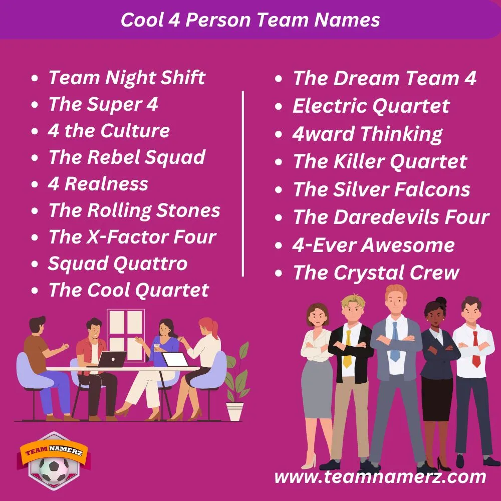 Cool Person Team Names