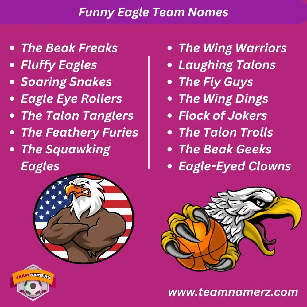 Funny Eagle Team Names