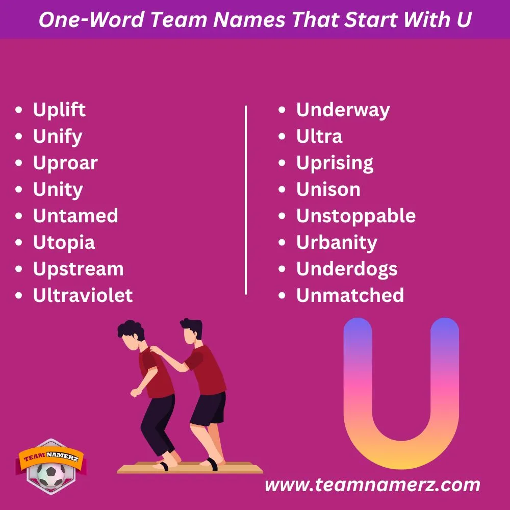One-Word Team Names 