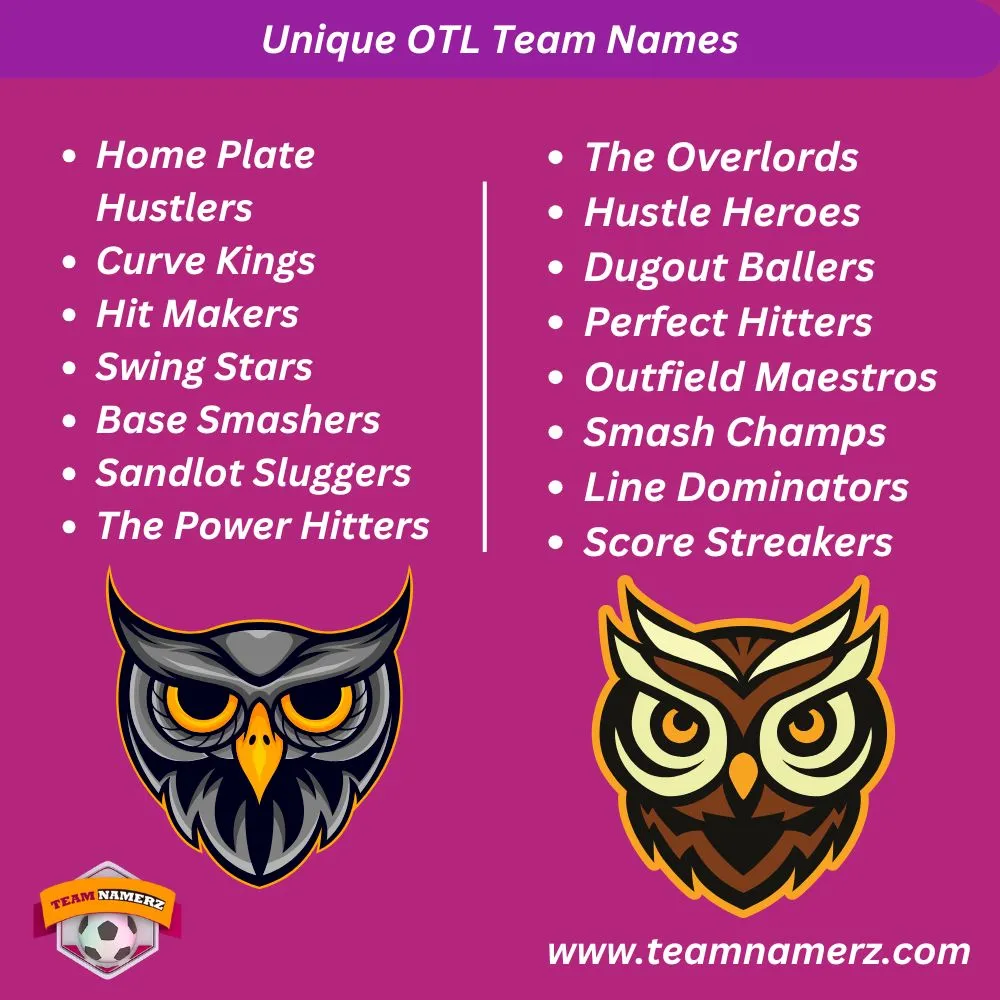 Unique Otl Team Names