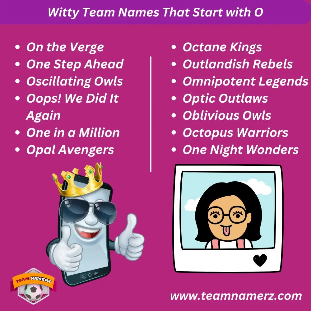 Witty Team Names