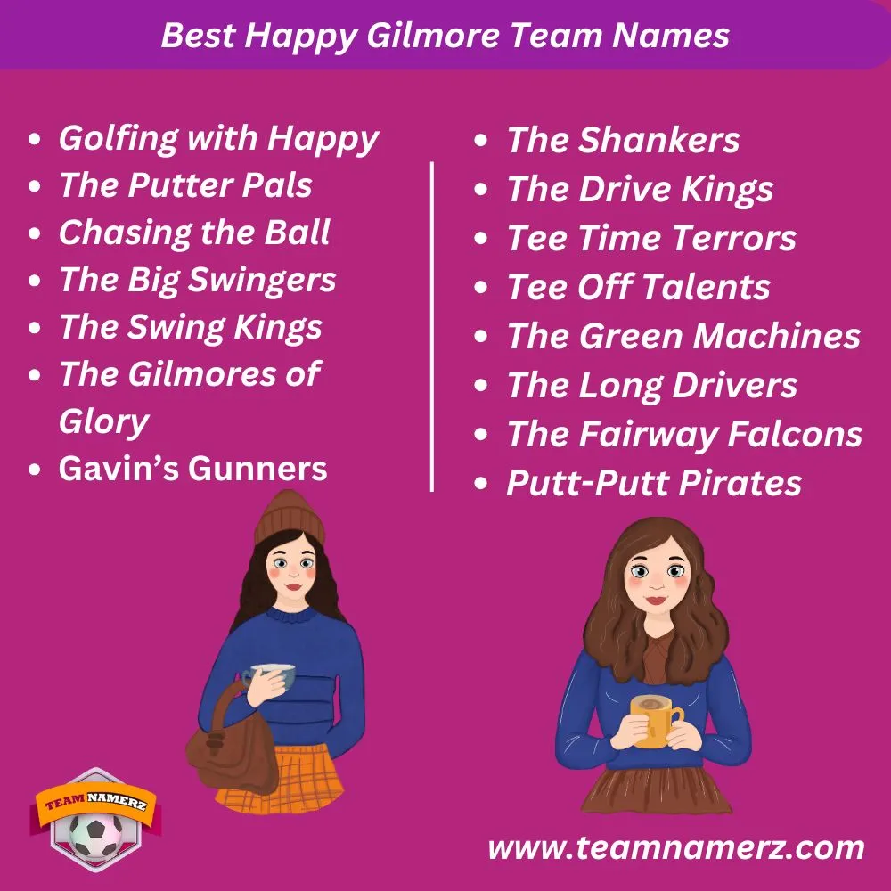 Best Happy Gilmore Team Names