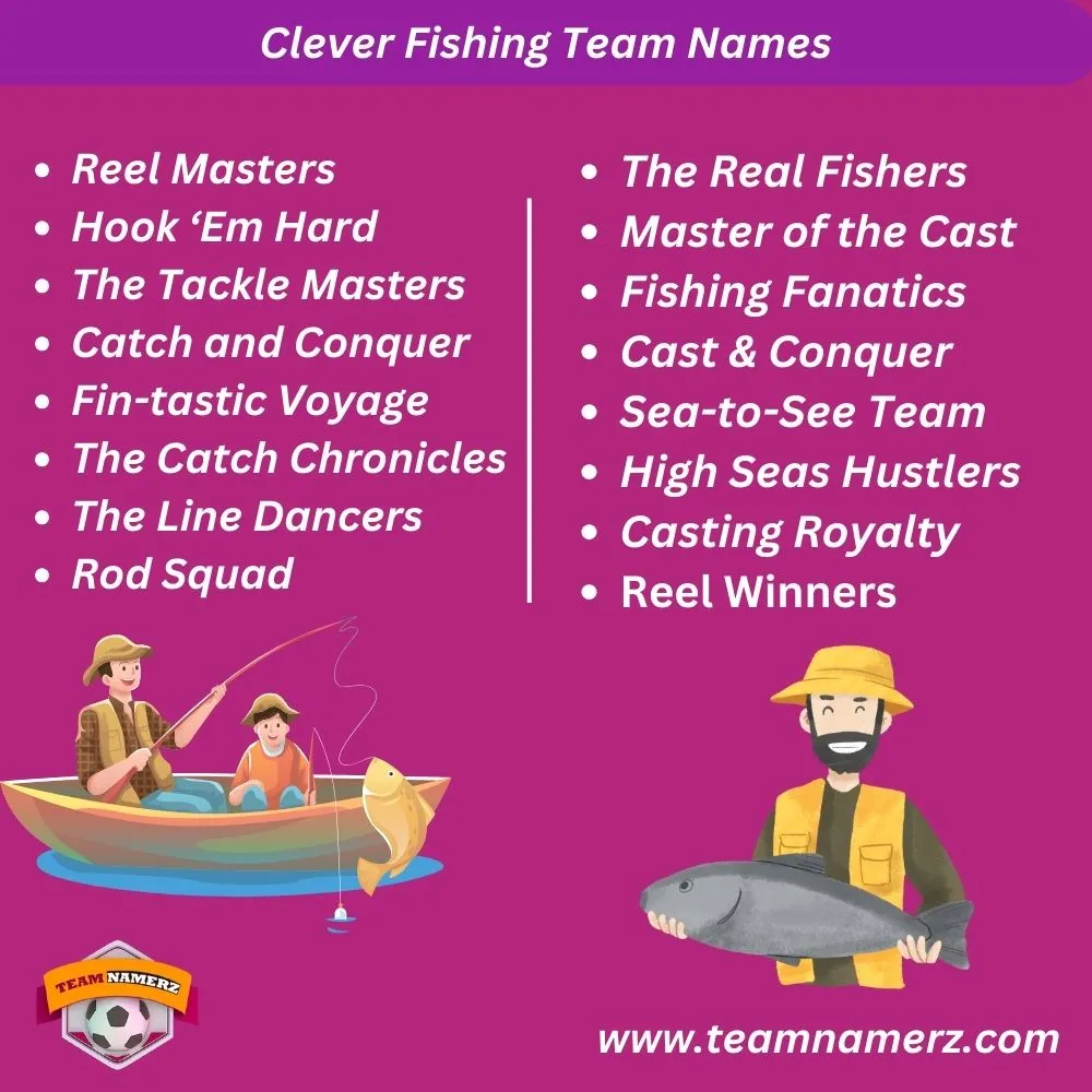 Clever Fishing Team Names