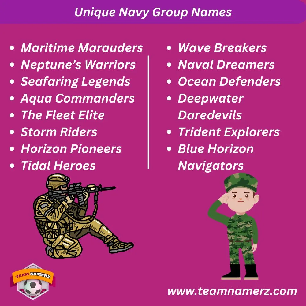 Unique Navy Group Names