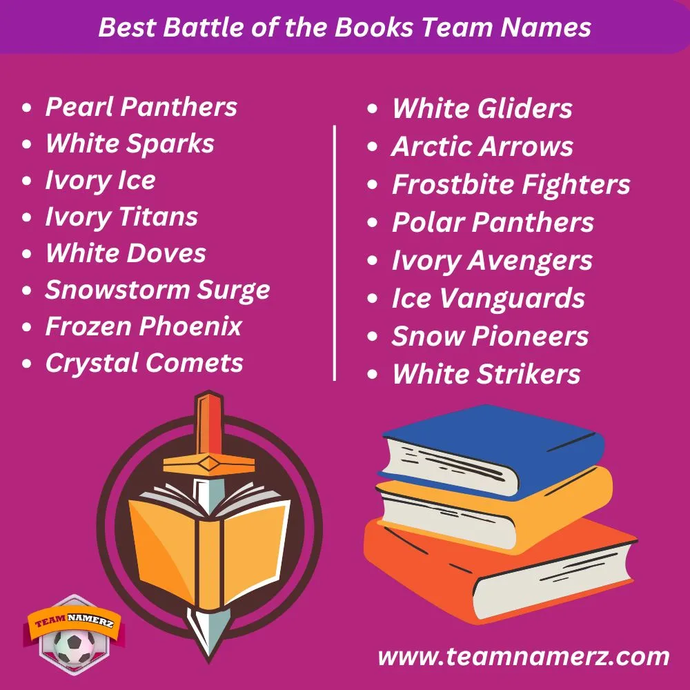 Unique White Color Team Names